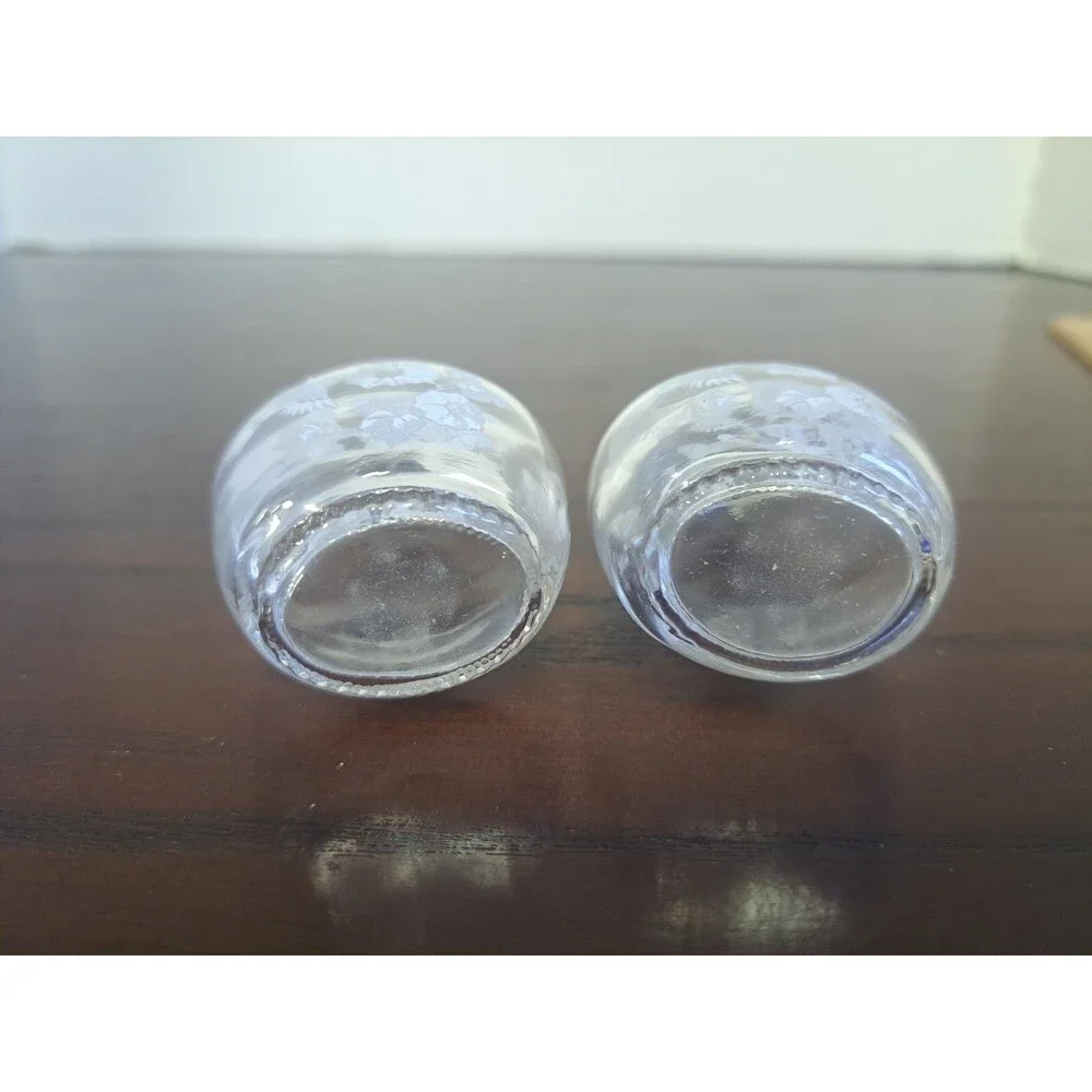 Avon 24% Lead Crystal Hummingbird Salt And Pepper Shakers